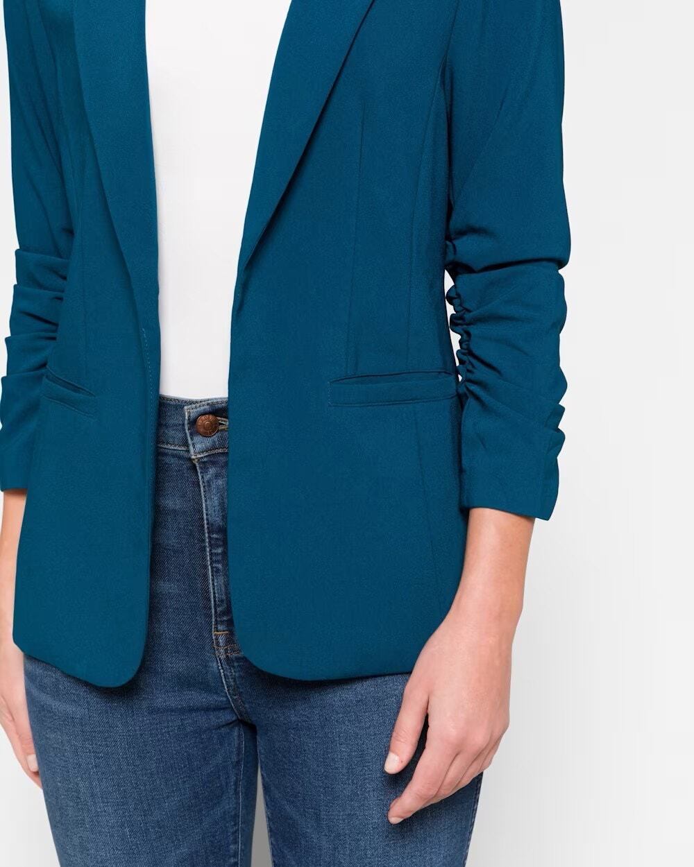 Skies are Blue Raja Collarless Blazer - XXL - NWT